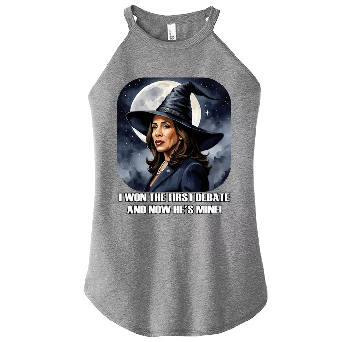 Kamala Harris Funny Debate Election 2024 Won Witch Spell Women’s Perfect Tri Rocker Tank