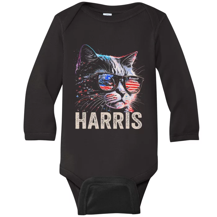 Kamala Harris For President 2024 Baby Long Sleeve Bodysuit