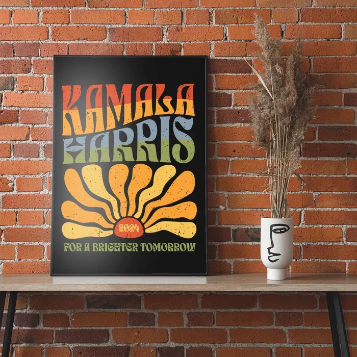 Kamala Harris For A Brighter Tomorrow 2024 Poster