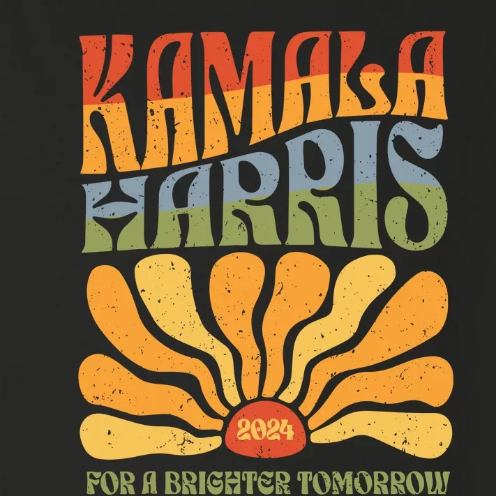 Kamala Harris For A Brighter Tomorrow 2024 Toddler Long Sleeve Shirt