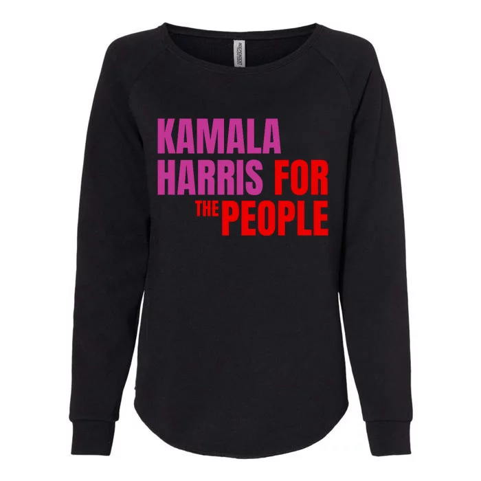 Kamala Harris For The People Kamala 2024 Womens California Wash Sweatshirt