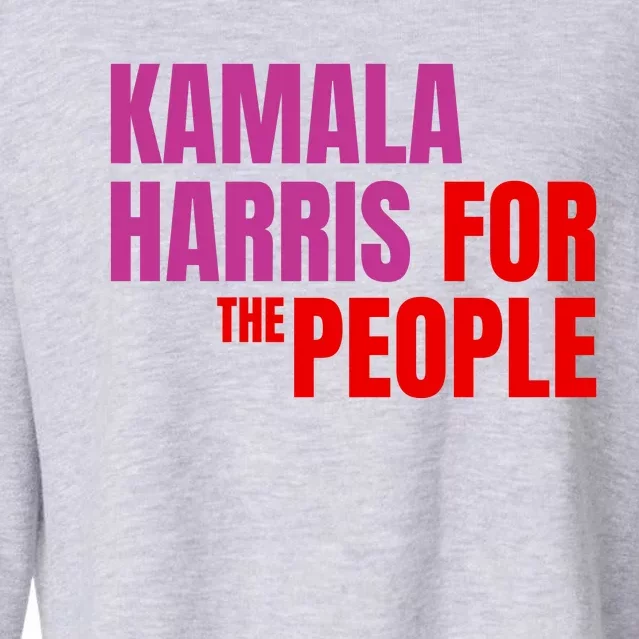 Kamala Harris For The People Kamala 2024 Cropped Pullover Crew