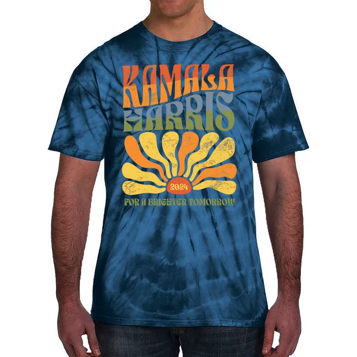 Kamala Harris For A Brighter Tomorrow 2024 Tie-Dye T-Shirt