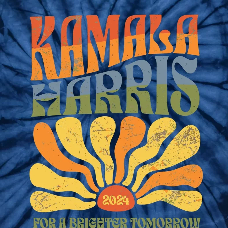 Kamala Harris For A Brighter Tomorrow 2024 Tie-Dye T-Shirt