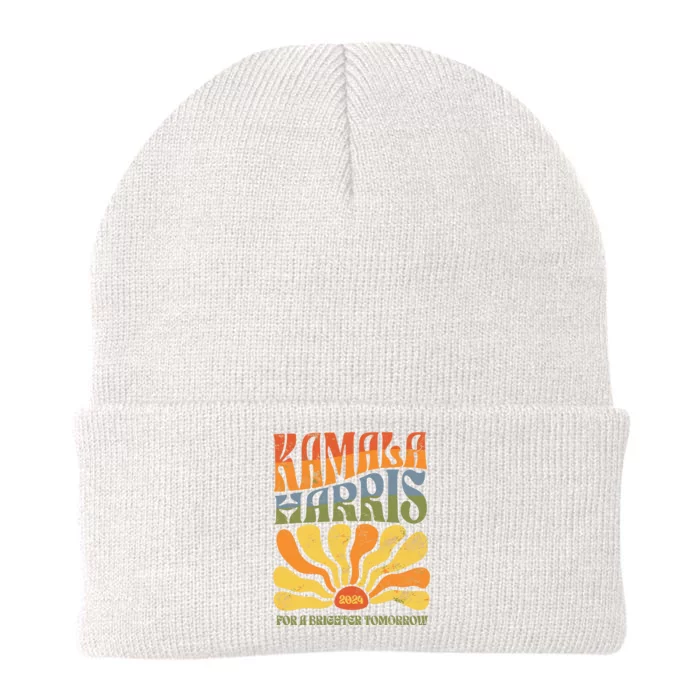 Kamala Harris For A Brighter Tomorrow 2024 Knit Cap Winter Beanie