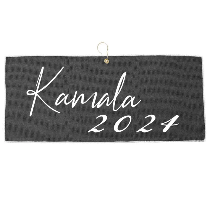 Kamala Harris For President 2024 Presidential Election Large Microfiber Waffle Golf Towel