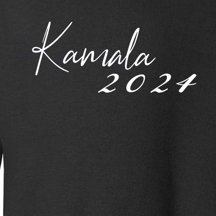 Kamala Harris For President 2024 Presidential Election Toddler Sweatshirt