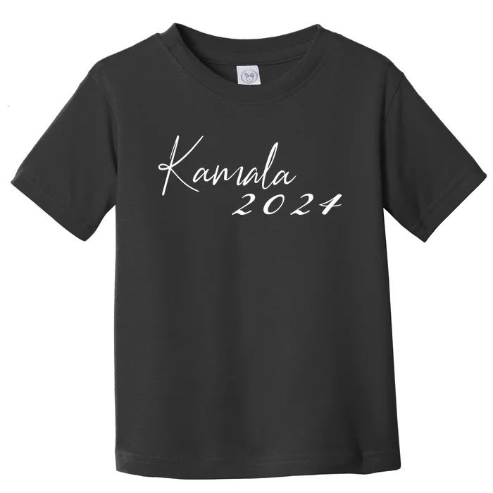 Kamala Harris For President 2024 Presidential Election Toddler T-Shirt