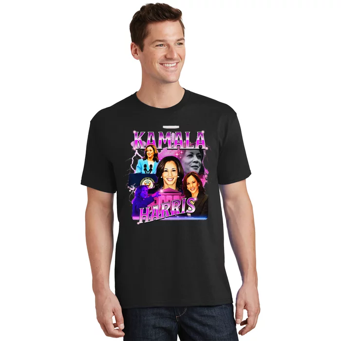 Kamala Harris For President 2024 Bootleg Rap Style Campaign T-Shirt