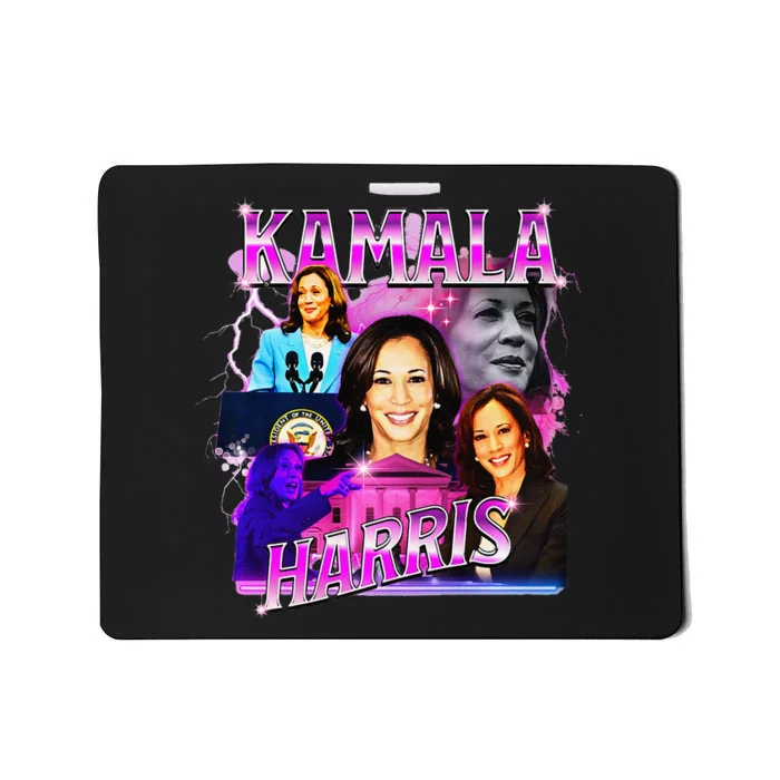 Kamala Harris For President 2024 Bootleg Rap Style Campaign Mousepad