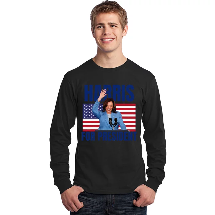 Kalama Harris For President 2024 Gift Long Sleeve Shirt