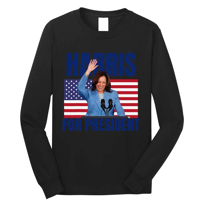 Kalama Harris For President 2024 Gift Long Sleeve Shirt