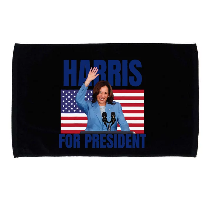 Kalama Harris For President 2024 Gift Microfiber Hand Towel