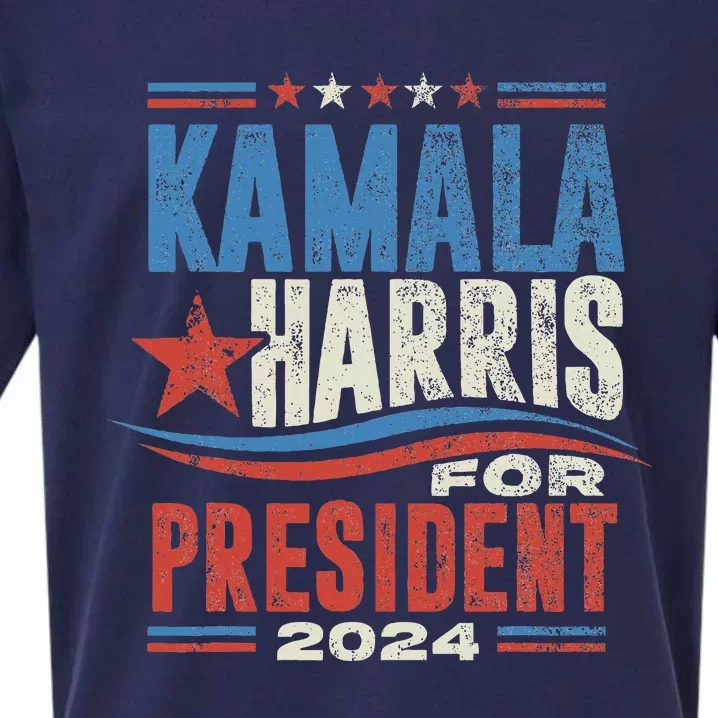 Kamala Harris For President 2024 President Campaign Sueded Cloud Jersey T-Shirt