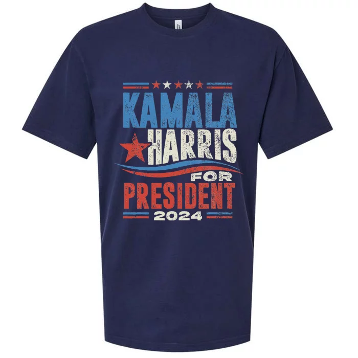 Kamala Harris For President 2024 President Campaign Sueded Cloud Jersey T-Shirt