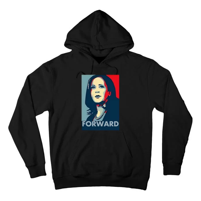 Kamala Harris Forward 2024 Tall Hoodie