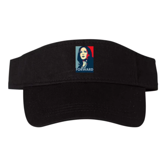 Kamala Harris Forward 2024 Valucap Bio-Washed Visor