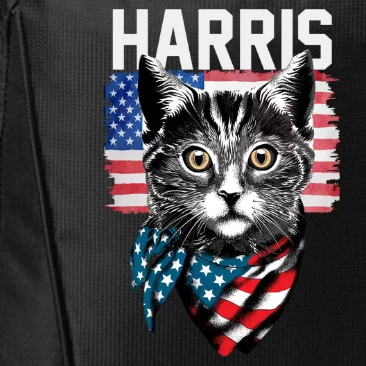 Kamala Harris For President 2024 Funny Cat Lady City Backpack