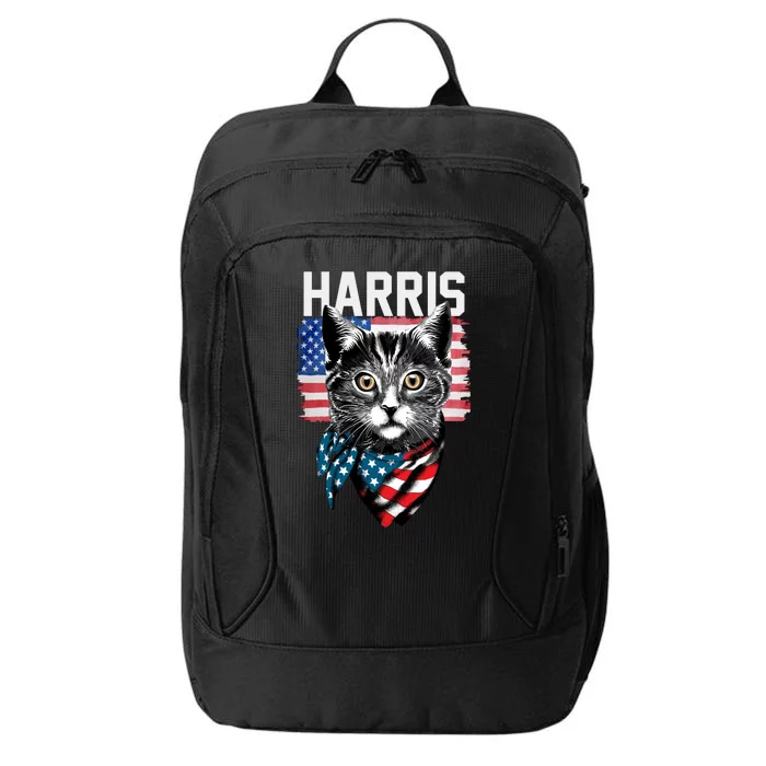 Kamala Harris For President 2024 Funny Cat Lady City Backpack