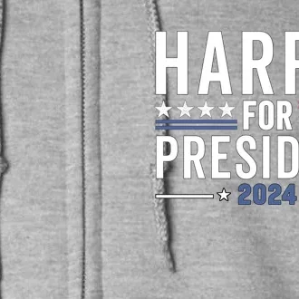 Kamala Harris For President 2024 Election Full Zip Hoodie