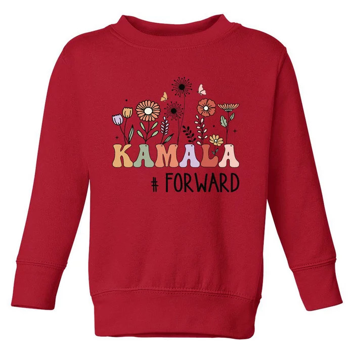 Kamala Harris Forward 2024 Presidential Election President Toddler Sweatshirt