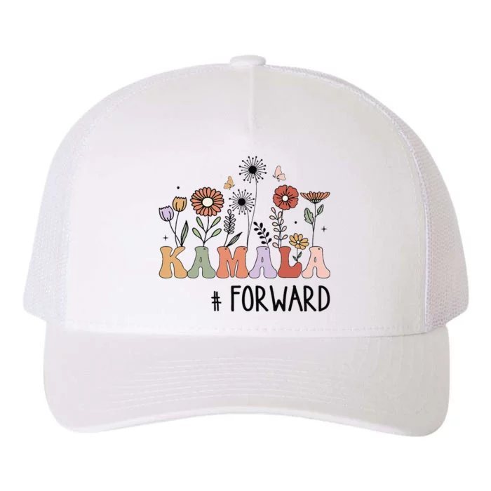 Kamala Harris Forward 2024 Presidential Election President Yupoong Adult 5-Panel Trucker Hat