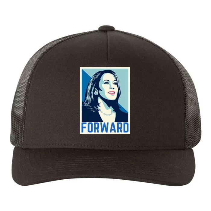 Kamala Harris Forward 2024 Yupoong Adult 5-Panel Trucker Hat