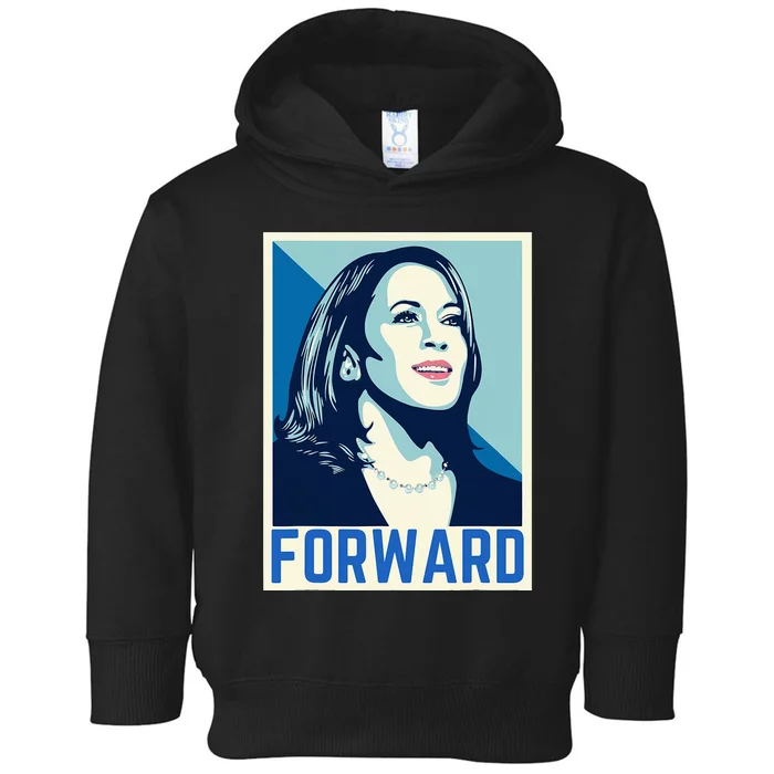 Kamala Harris Forward 2024 Toddler Hoodie