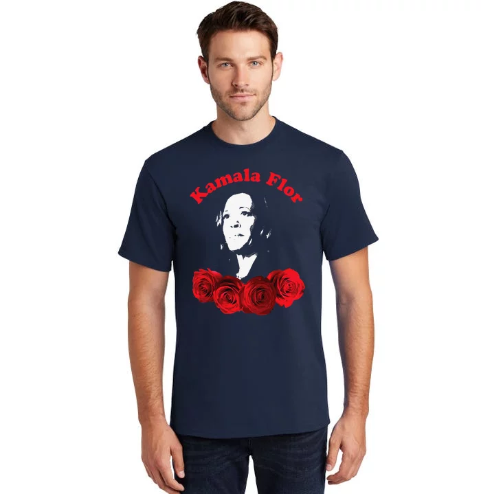 Kamala Harris For President Mexicans For Kamala Kamala Flor Tall T-Shirt