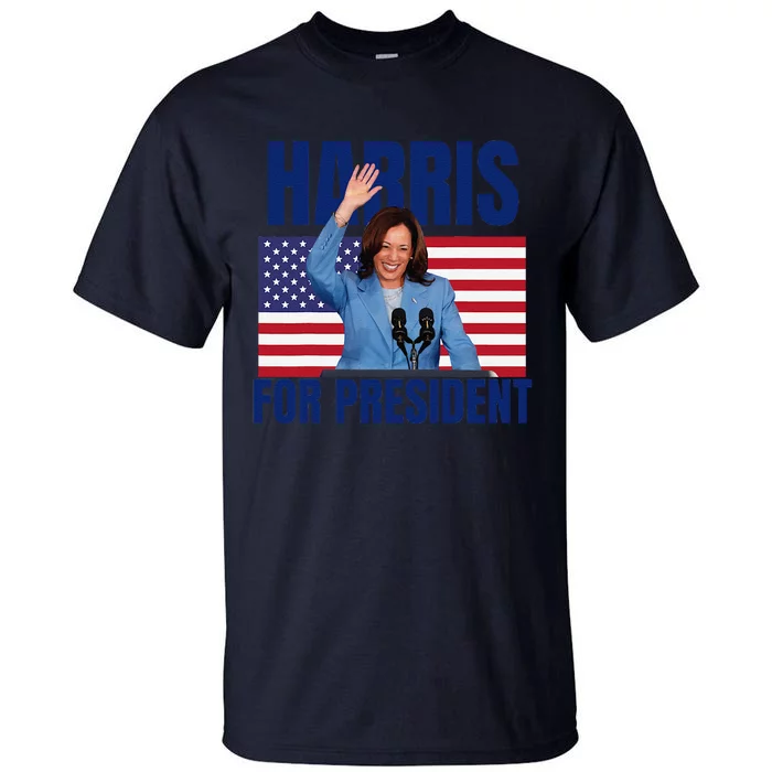 Kalama Harris For President 2024 Tall T-Shirt