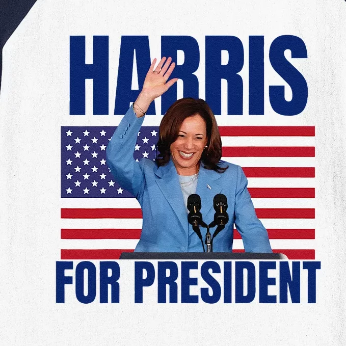 Kalama Harris For President 2024 Baseball Sleeve Shirt