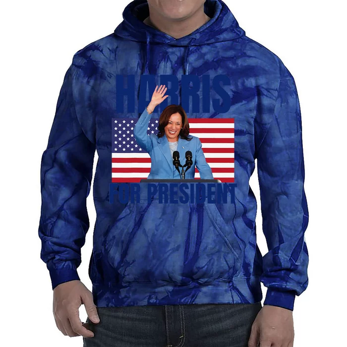 Kalama Harris For President 2024 Tie Dye Hoodie