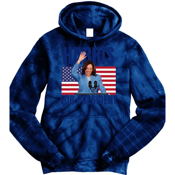 Kalama Harris For President 2024 Tie Dye Hoodie