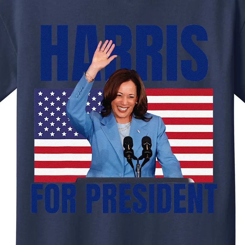 Kalama Harris For President 2024 Kids T-Shirt