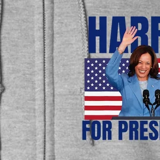 Kalama Harris For President 2024 Full Zip Hoodie