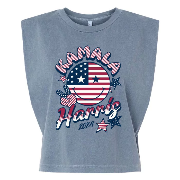 Kamala Harris For President 2024 Gift Garment-Dyed Women's Muscle Tee