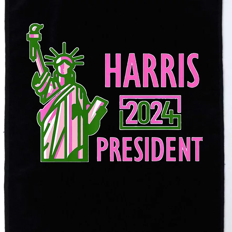 Kamala Harris For President 2024 Platinum Collection Golf Towel