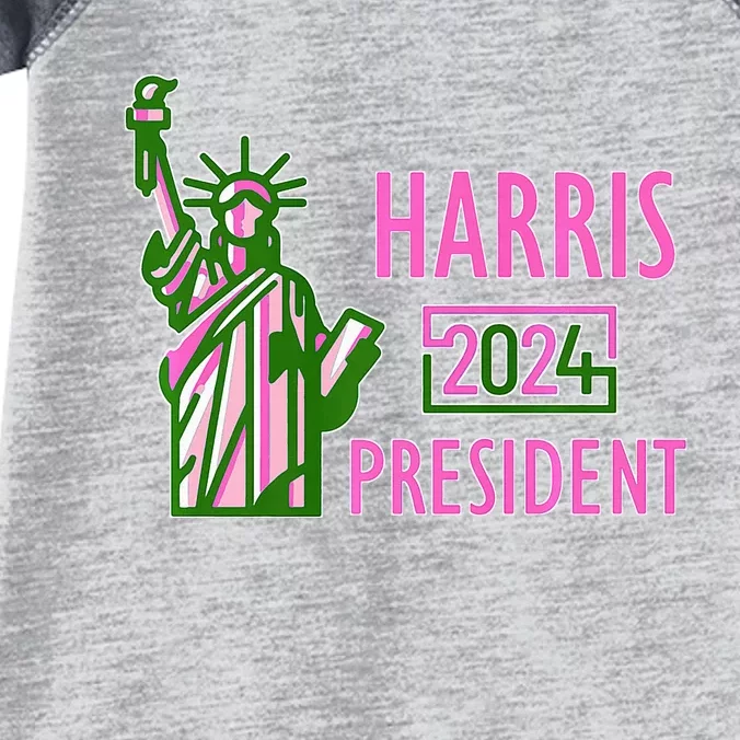 Kamala Harris For President 2024 Infant Baby Jersey Bodysuit