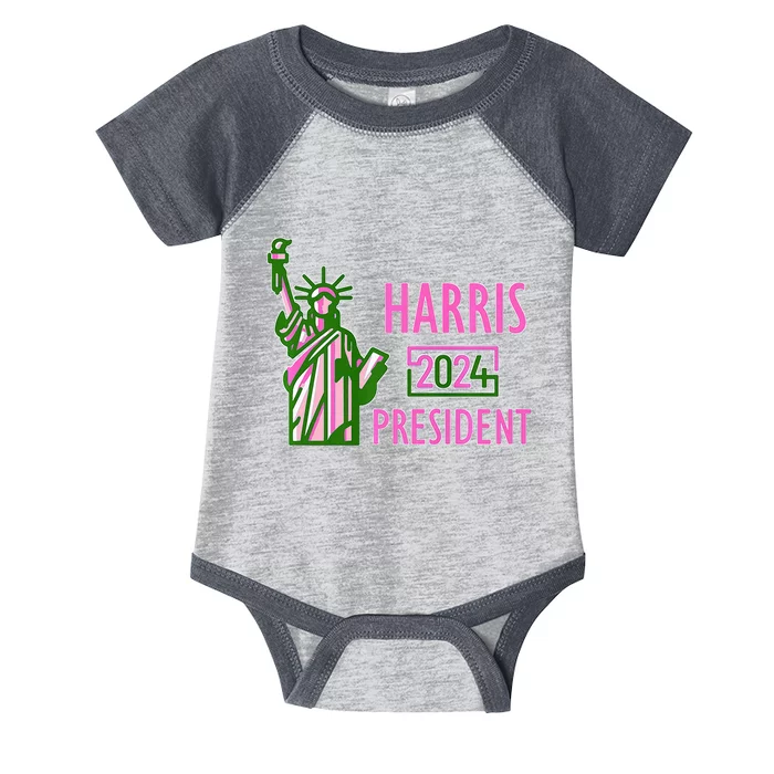 Kamala Harris For President 2024 Infant Baby Jersey Bodysuit