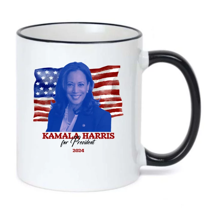 Kamala Harris For President Usa 2024 Madam Black Color Changing Mug