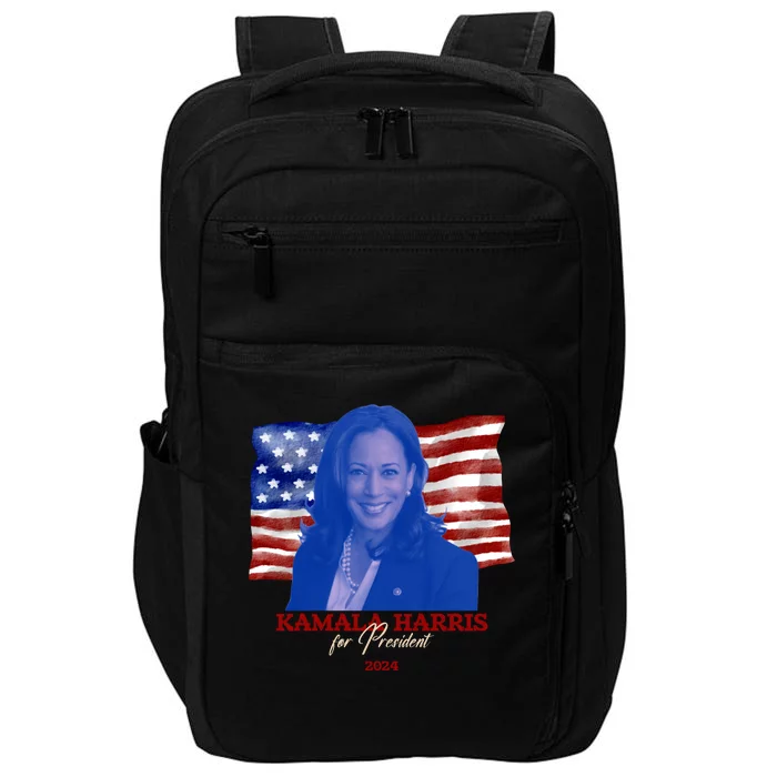 Kamala Harris For President Usa 2024 Madam Impact Tech Backpack