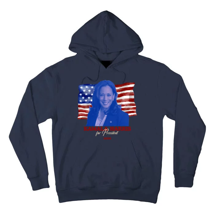 Kamala Harris For President Usa 2024 Madam Tall Hoodie