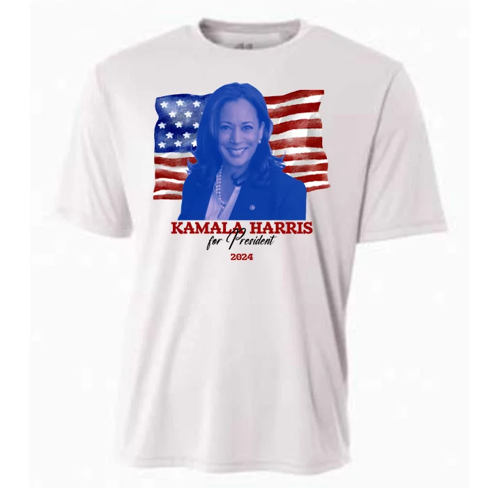 Kamala Harris For President Usa 2024 Madam Cooling Performance Crew T-Shirt