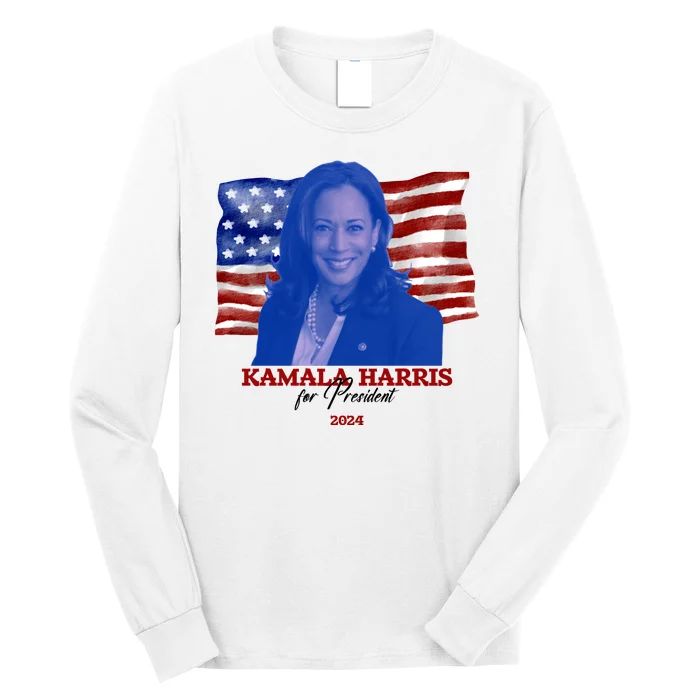 Kamala Harris For President Usa 2024 Madam Long Sleeve Shirt