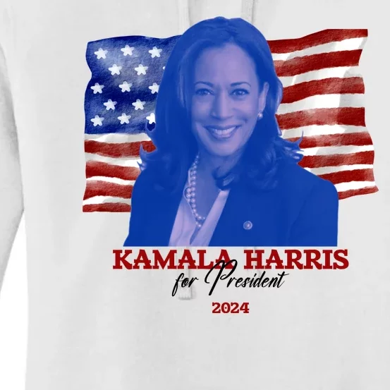 Kamala Harris For President Usa 2024 Madam Women's Pullover Hoodie