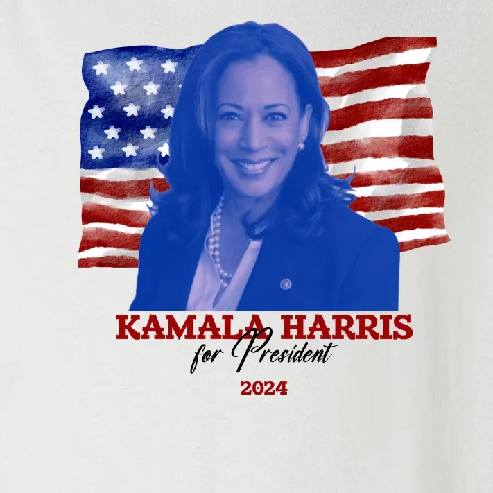 Kamala Harris For President Usa 2024 Madam Toddler Long Sleeve Shirt