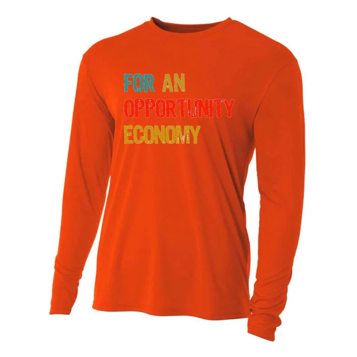 Kamala Harris For An Opportunity Economy Cooling Performance Long Sleeve Crew