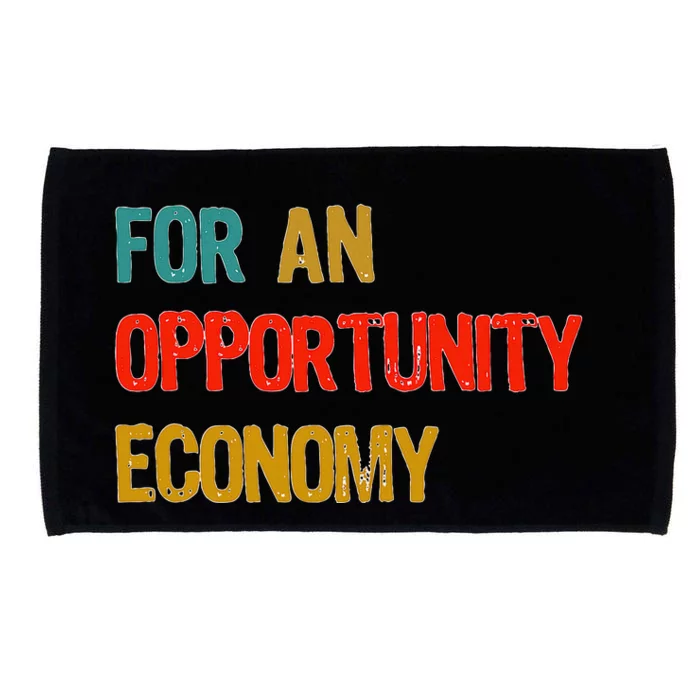 Kamala Harris For An Opportunity Economy Microfiber Hand Towel