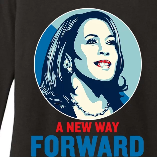 Kamala Harris Forward 2024 A New Way Forward 2024 Womens CVC Long Sleeve Shirt