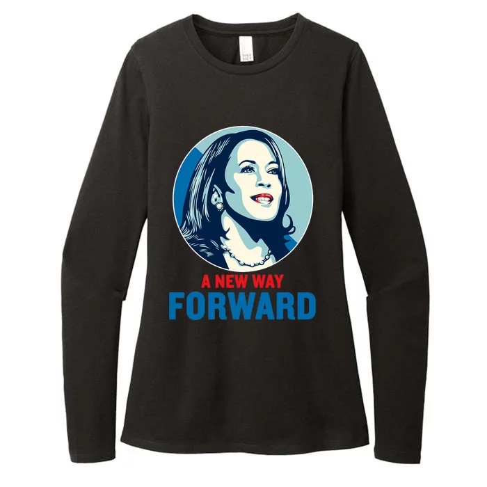 Kamala Harris Forward 2024 A New Way Forward 2024 Womens CVC Long Sleeve Shirt